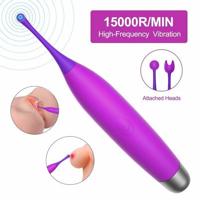 IPX6 Waterproof Clitoral Stimulator ปากกา Clit ความเร็วสูง ROHS ได้รับการอนุมัติ