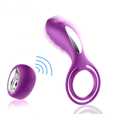 ความล่าช้าในการพุ่งออกมาของผู้ชายแหวนอวัยวะเพศชายของเล่นทางเพศ Love Ring Vibrator ROHS