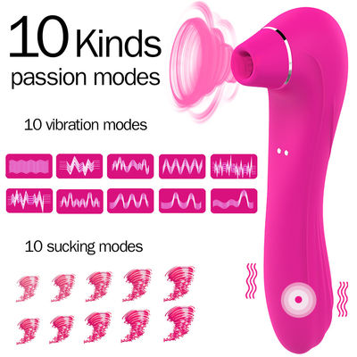 เครื่องสั่นสำหรับผู้ใหญ่ที่ล้างทำความสะอาดได้ Flicking Tongue Toy 10 Speeds 190mm