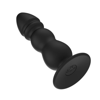Black 10 Speeds Anal Sex Toys เครื่องสั่นแหวนชาย 11.3 ซม. บรรจุภัณฑ์รอบคอบ