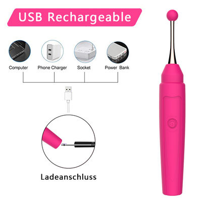 17.6 ซม. นวดหัวนม G Spot Vibrators Clitoris เพศหญิงของเล่น Single Speed