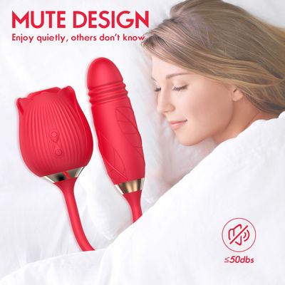 เครื่องสั่นดูดน้ำผึ้งเซ็กส์ทอย IPX7 Nipple Clitoral Stimulation สำหรับผู้ใหญ่