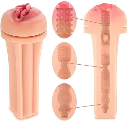 เครื่องทำความร้อน Telescopic Male Masturbation Cup องศาไร้สายหมุนได้ 26.5cm