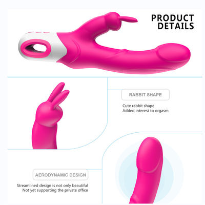 ซิลิโคนที่เป็นมิตรกับผิว Dildo น้ำผึ้งเซ็กส์ทอย Rabbit Vibrator G Spot SGS Approved