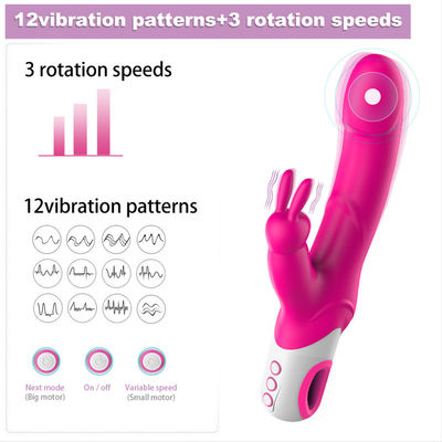ซิลิโคนที่เป็นมิตรกับผิว Dildo น้ำผึ้งเซ็กส์ทอย Rabbit Vibrator G Spot SGS Approved
