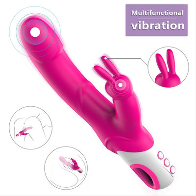 ซิลิโคนที่เป็นมิตรกับผิว Dildo น้ำผึ้งเซ็กส์ทอย Rabbit Vibrator G Spot SGS Approved