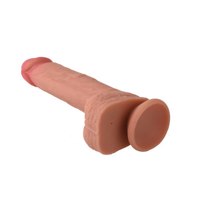 10 ความถี่ Telescopic Anal Sex Dildo 23 ซม. รีโมทคอนโทรลไร้สาย