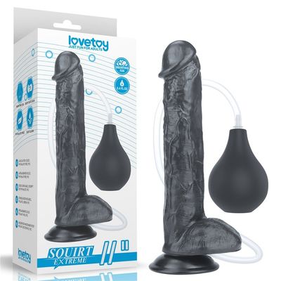 11 นิ้ว 22 ซม. สมจริง Ejaculating Dildo กันน้ำ Masturbation