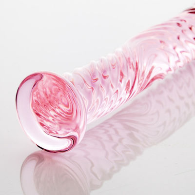 แก้วคริสตัลขนาดใหญ่ 17 ซม. ของเล่นทางเพศประดิษฐ์ Dildo ไม่มีกลิ่น CE Approved