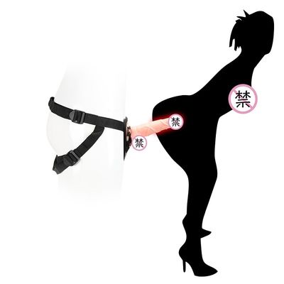 ซิลิโคนเกรดทางการแพทย์สมจริงอวัยวะเพศชาย Dildo 14.5 ซม. พร้อมถ้วยดูด