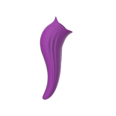 Rose Adult Sex Vibrators Nipple เครื่องกระตุ้นสูญญากาศ Clit Sucker ที่ทรงพลัง 12.5cm