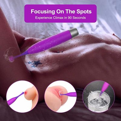 IPX6 Waterproof Clitoral Stimulator ปากกา Clit ความเร็วสูง ROHS ได้รับการอนุมัติ