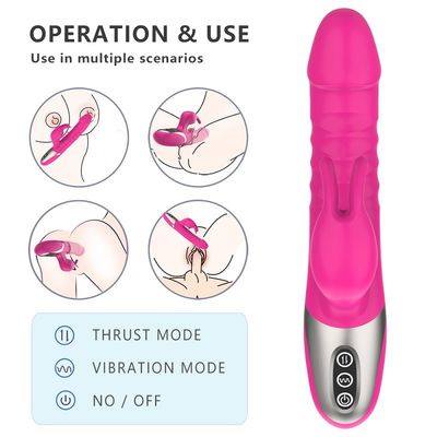 Telescopic Rabbit Clitoral Stimulator 215mm ลิ้นเลียเซ็กส์ทอย
