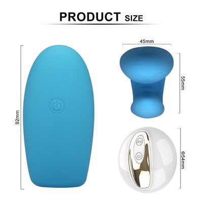 2 มอเตอร์ U Type Vibrator เซ็กส์ทอยซิลิโคน ABS รีโมทคอนโทรลไร้สาย ODM