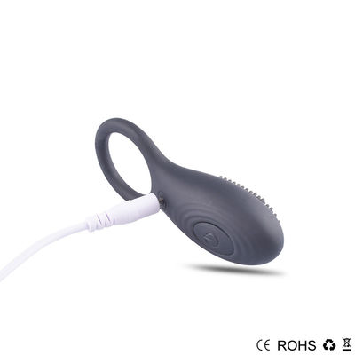 ซิลิโคนผู้ใหญ่บุรุษเซ็กส์ทอยแหวนอวัยวะเพศชายสั่น 13 ความถี่ 50DB เสียงรบกวนต่ำ