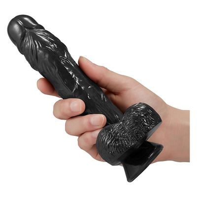 TPE Real Feel Mens เซ็กส์ทอยขยาย Extender สายคล้องคอบน Dilldo 20cm