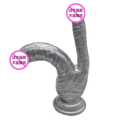 TPE Real Feel สายรัดที่สมจริงบนตัวขยายขนาดอวัยวะเพศ 20cm