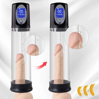 29cm Automatic Mens Sex Toys จอแสดงผล LCD ปั๊มขยายเพนนี ROHS Certified