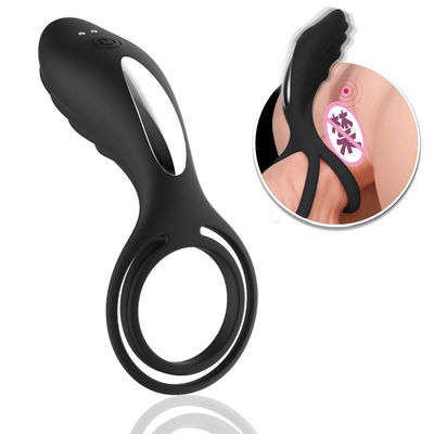 ความล่าช้าในการพุ่งออกมาของผู้ชายแหวนอวัยวะเพศชายของเล่นทางเพศ Love Ring Vibrator ROHS