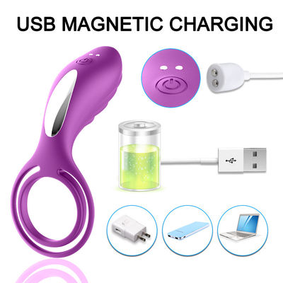 ความล่าช้าในการพุ่งออกมาของผู้ชายแหวนอวัยวะเพศชายของเล่นทางเพศ Love Ring Vibrator ROHS