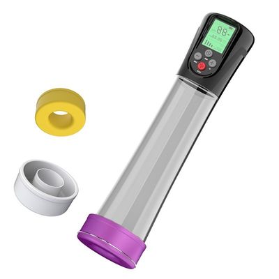 USB ชาร์จผู้ชายเซ็กส์ทอยปั๊มอวัยวะเพศชายอัตโนมัติ 29cm PVC
