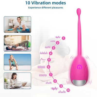 OEM ซิลิโคน Bullet Egg Vibrator รีโมทคอนโทรลไร้สาย IPX7 Waterproof