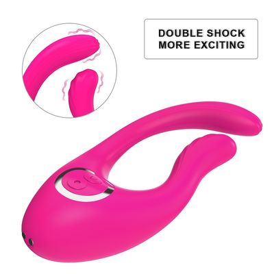 CE รีโมทคอนโทรลไร้สาย Egg U Type Vibrator 9 ความถี่ IPX7