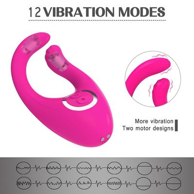 CE รีโมทคอนโทรลไร้สาย Egg U Type Vibrator 9 ความถี่ IPX7