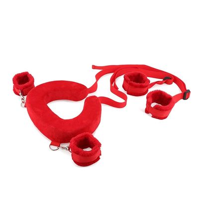 สบาย 385G ข้อเท้าและมือ Cuffs ไนลอน Bdsm เข็มขัดกุญแจมือ