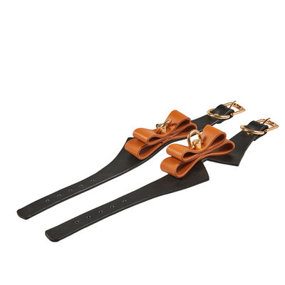 9Pcs หนัง SM เพศ Fetish Bondage Handcuffs Nipple Clamps Collar Gag Whip Rope