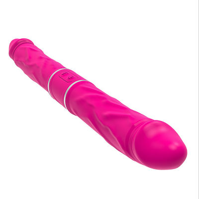 24.5cm Dual Action LGBT เซ็กส์ทอย Slim Double Dong G Spot Vibrator
