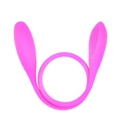 รีโมทคอนโทรลไร้สาย LGBT เซ็กส์ทอย Dual Ended Dildo 60mm