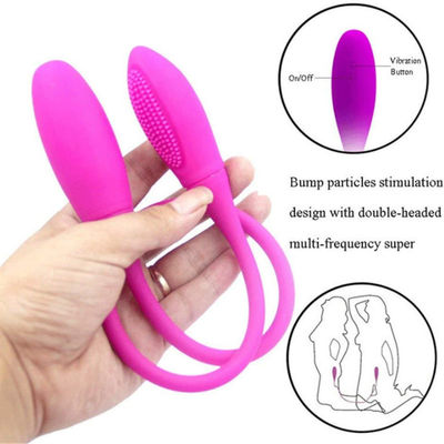 รีโมทคอนโทรลไร้สาย LGBT เซ็กส์ทอย Dual Ended Dildo 60mm