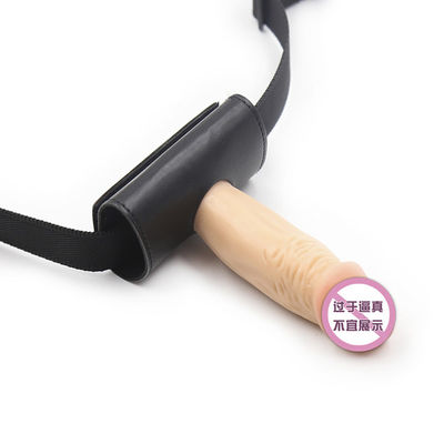 เนื้อคู่ Dildo LGBT เซ็กส์ทอยสายบนอวัยวะเพศชาย 10 ซม. สำหรับคู่รัก