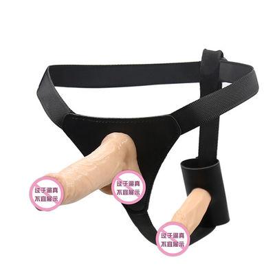 เนื้อคู่ Dildo LGBT เซ็กส์ทอยสายบนอวัยวะเพศชาย 10 ซม. สำหรับคู่รัก