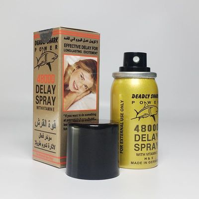 Herbal Deadly Shark 48000 Delay Spray 40ml ทรงพลังด้วยวิตามินอี