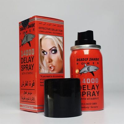 Shark Deadly 140000 Sex Herbal Delay Spray Overspeed Penis เวลานาน 40ml