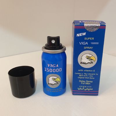 สเปรย์เพิ่มสมรรถภาพทางเพศเป็นเวลานาน Super Viga 150000 Delay Spray For Men