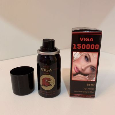 สเปรย์เพิ่มสมรรถภาพทางเพศเป็นเวลานาน Super Viga 150000 Delay Spray For Men