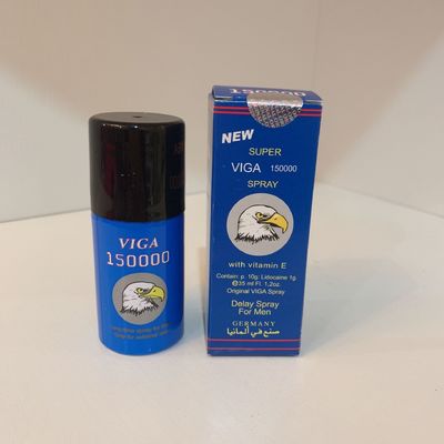 สเปรย์เพิ่มสมรรถภาพทางเพศเป็นเวลานาน Super Viga 150000 Delay Spray For Men
