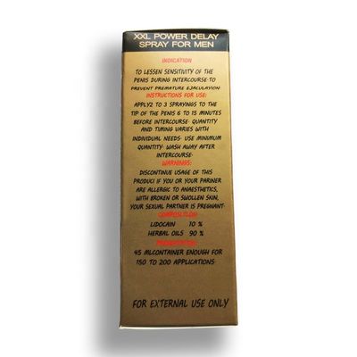 อวัยวะเพศชายยืดเวลานาน Excel Power 14000 Delay Spray 45ml FDA Approved